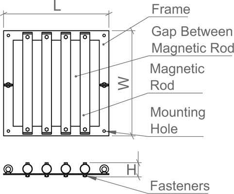 hopper-magnet-circular-shape-with-flat-frame